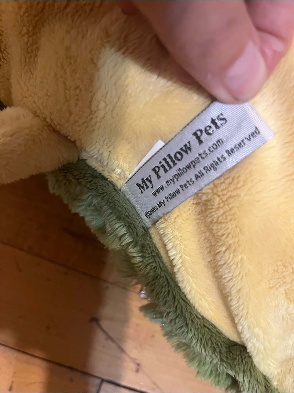 Pillow Pets Turtle Green Plush Foldable Animal Toy From 2010 Retired 18” - Picture 11 of 14